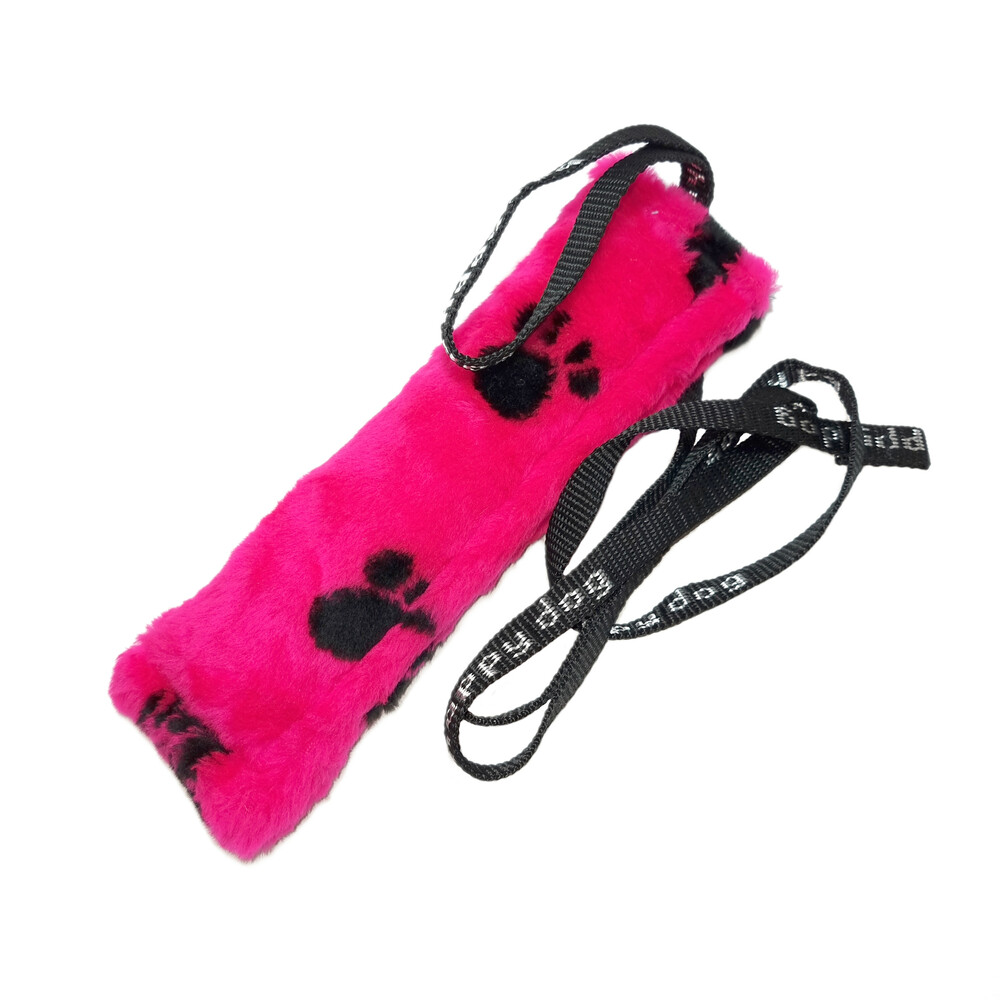 Plush bite tug with leash
