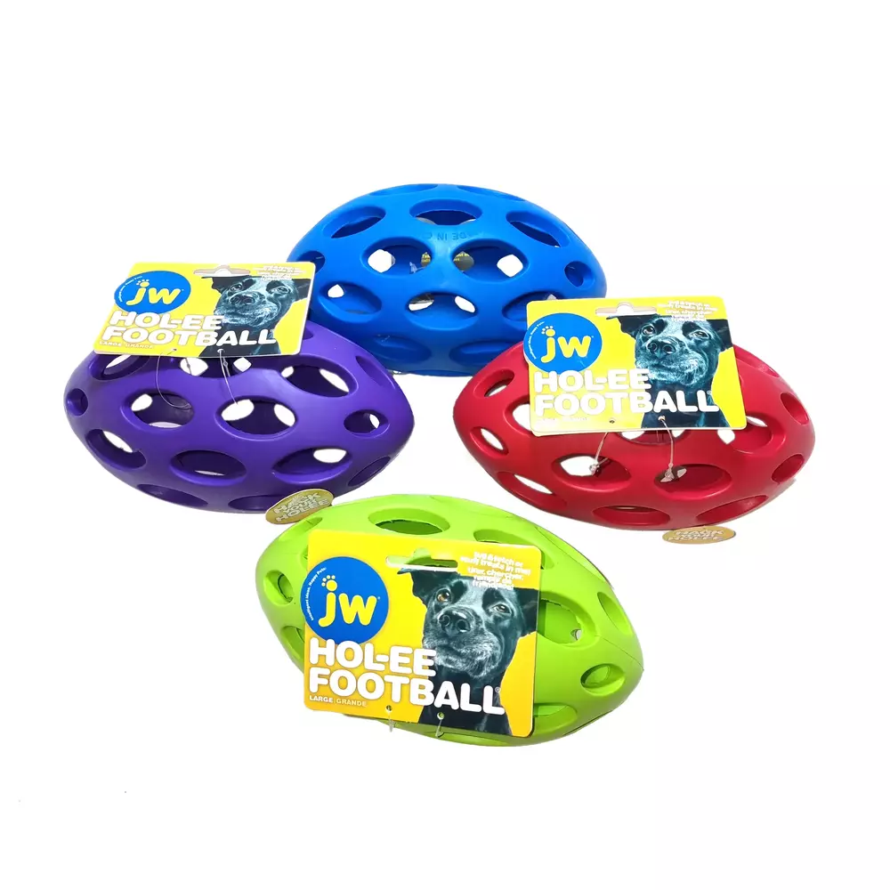 Piłka ażurowa JW Pet HOL-EE Football Large