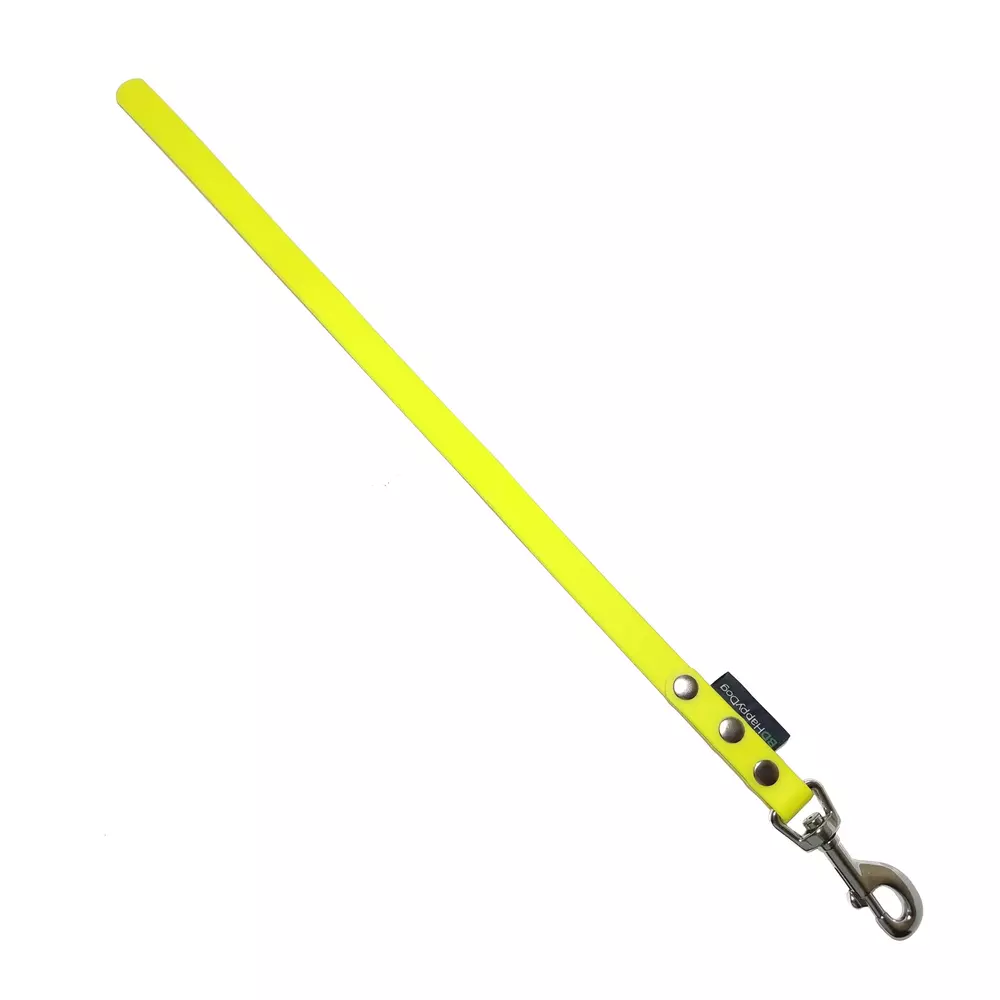Smycz miejska z BioThane® 30cm, chromowany karabińczyk