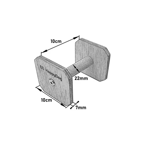 Obedience Holz-Apportel etwa 150g 2