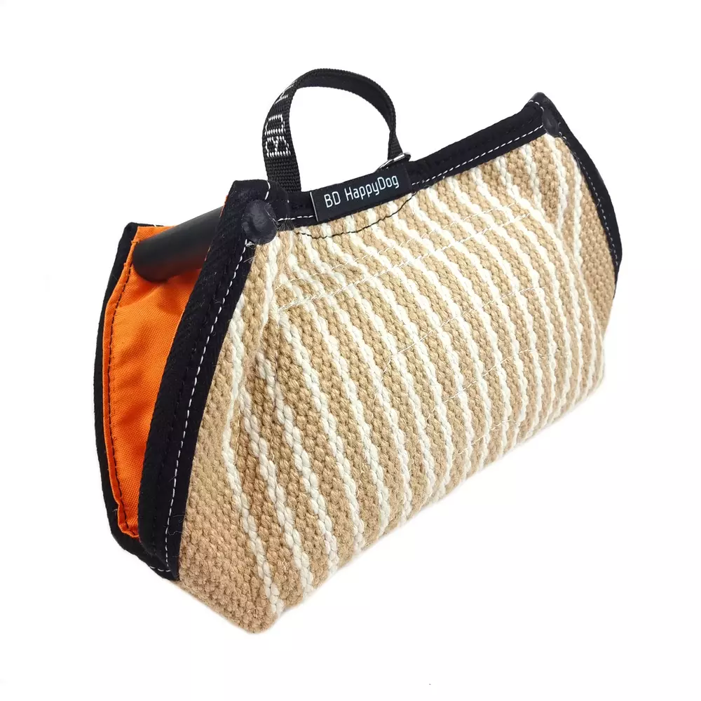 Jute bite wedge with two handles