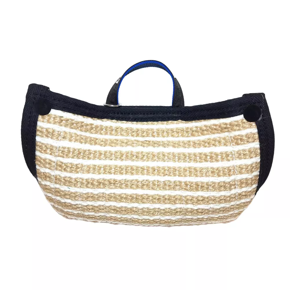 Jute bite wedge with two handles