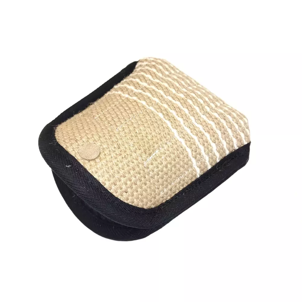 Beißkeil aus Jute mit Griff