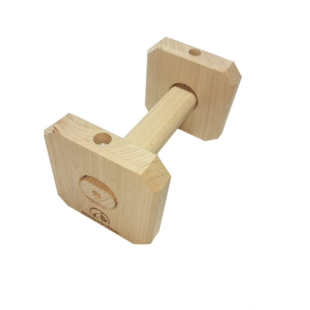 Aport drewniany dla psa, regulowany 630/670g