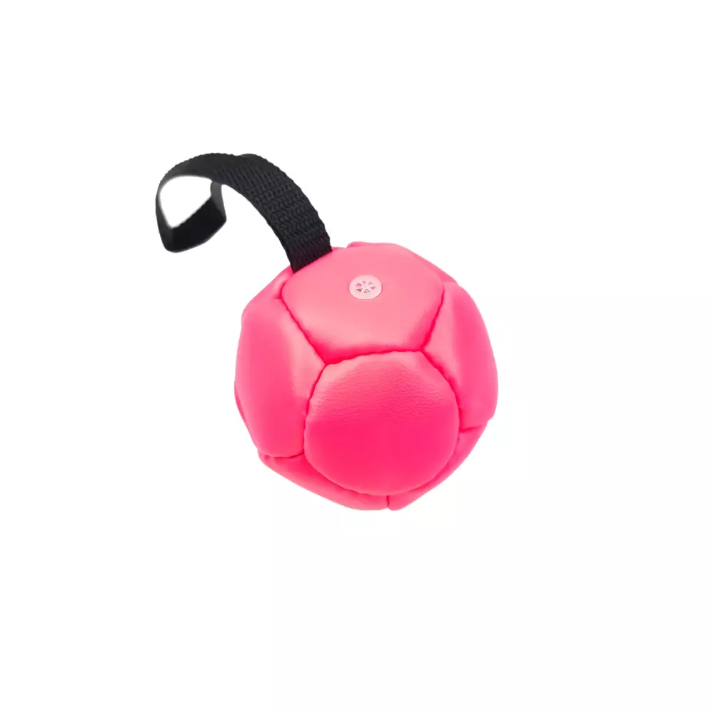 Ball aus Eco-Leder mit Quietschen und Handschlaufe