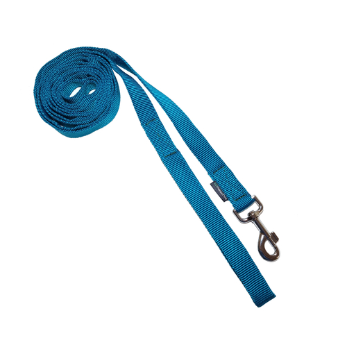 Leina aus Schlauchband ohne Schlaufe 5m, Chrom Clip-haken