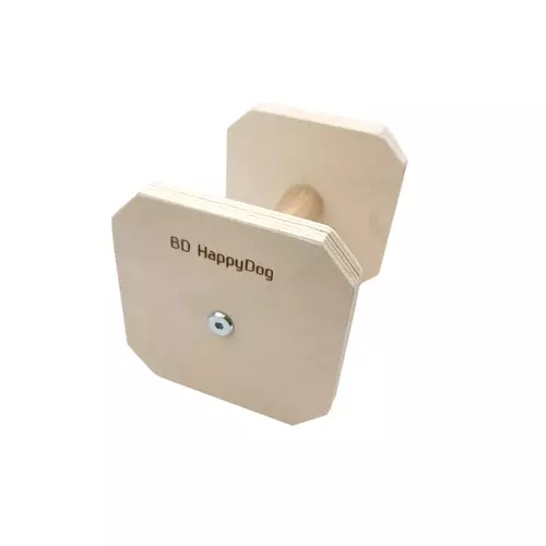 Wooden retrieving dumbbell for obedience training around 350g 1