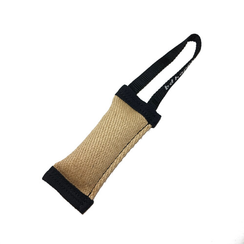Jute bite tug with handle