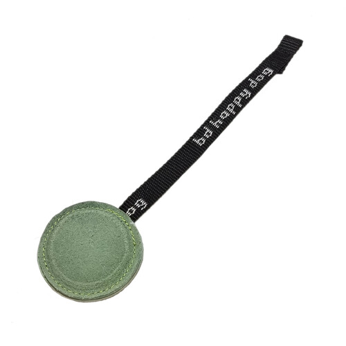 Leather bite tug flat with straight handle