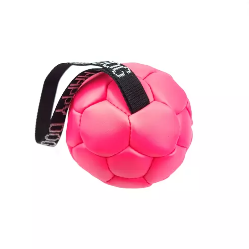 Eco-leather ball with handle - Ø 16cm - pink 1