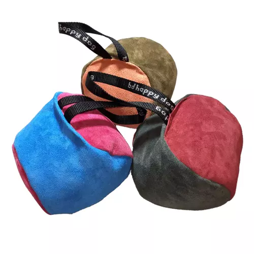 Leather ball with handle