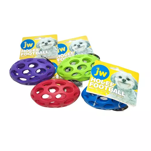 Piłka ażurowa JW Pet HOL-EE Football Small